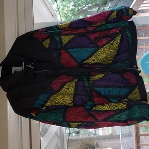 Sunset Lane Graphic Lt windbreaker Large